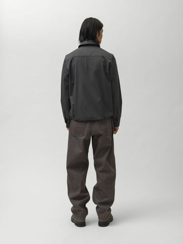 HAVEN Guide Shirt - Super 100 Wool Gabardine Charcoal, Shirts