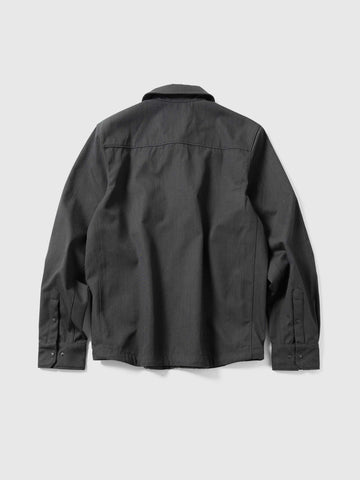 HAVEN Guide Shirt - Super 100 Wool Gabardine Charcoal, Shirts