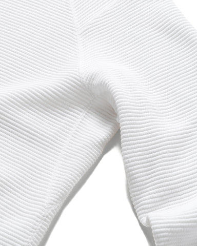 HAVEN Base Crewneck - Flatback Thermal Cotton White, Sweaters