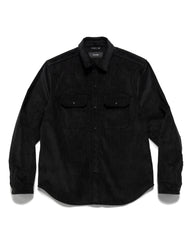HAVEN Travail Shirt - Duca Visconti Cotton Corduroy Black, Shirts