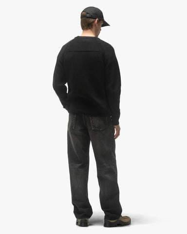 HAVEN Harbour Sweater - Cotton Cashmere Knit Black, Sweaters