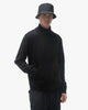 HAVEN Harbour Zip Sweater - Cotton Cashmere Knit Black, Sweaters