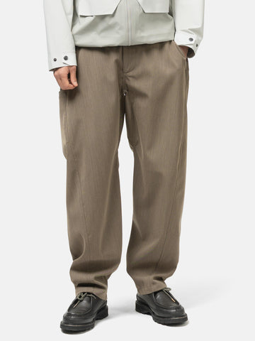 HAVEN Helix Pant - Loro Piana Storm System 3L Wool Nylon Taupe, Pants
