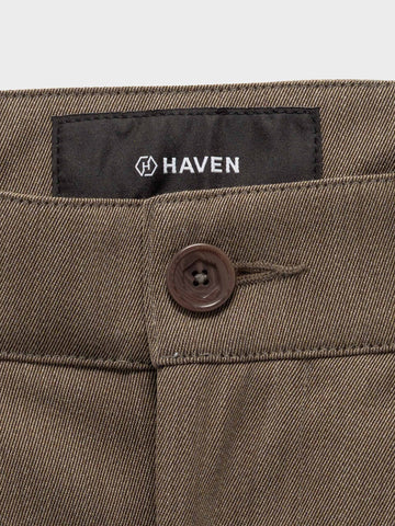 HAVEN Helix Pant - Loro Piana Storm System 3L Wool Nylon Taupe, Pants
