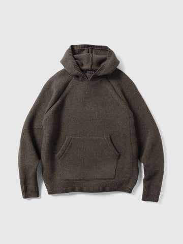 HAVEN Highland Hoodie - Merino Wool Cashmere Brown, Hoodies