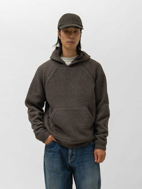 HAVEN Highland Hoodie - Merino Wool Cashmere Brown, Hoodies