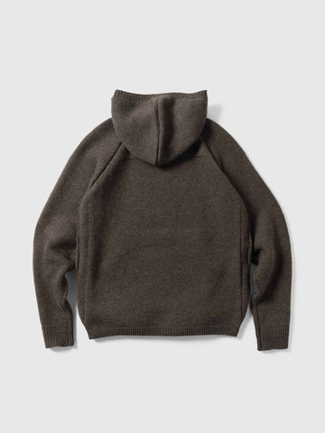 HAVEN Highland Hoodie - Merino Wool Cashmere Brown, Hoodies