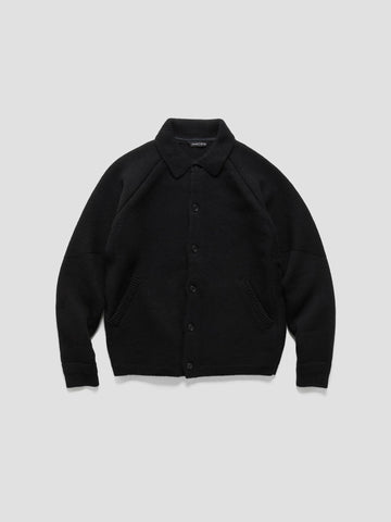 HAVEN Highland Knit Shirt - Merino Wool Cashmere Black, Sweaters