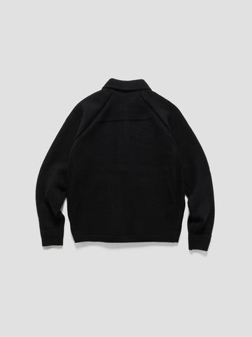 HAVEN Highland Knit Shirt - Merino Wool Cashmere Black, Sweaters