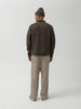 HAVEN Highland Knit Shirt - Merino Wool Cashmere Brown, Sweaters