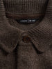 HAVEN Highland Knit Shirt - Merino Wool Cashmere Brown, Sweaters