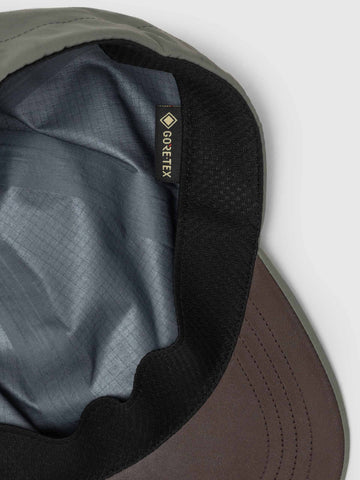 HAVEN Horizon Cap - GORE-TEX® Nylon 3L / Leather Lichen, Caps