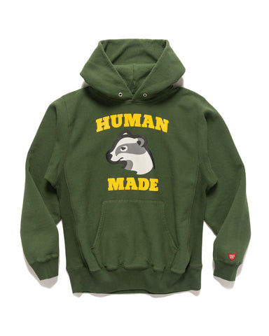 Human Made Heavy Weight Hoodie #1 Green, Sweaters