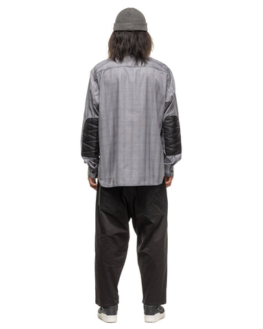 Junya Watanabe MAN Cotton Tencel Check Shirt Grey, Shirts