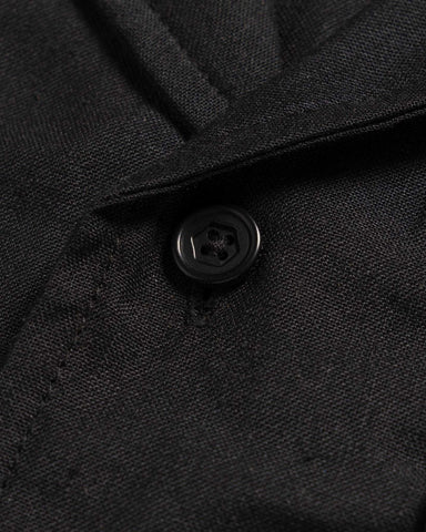 Jasper S/S Shirt - Linen Black - HAVEN