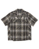 Jasper S/S Shirt - Plaid Merino Wool Olive - HAVEN