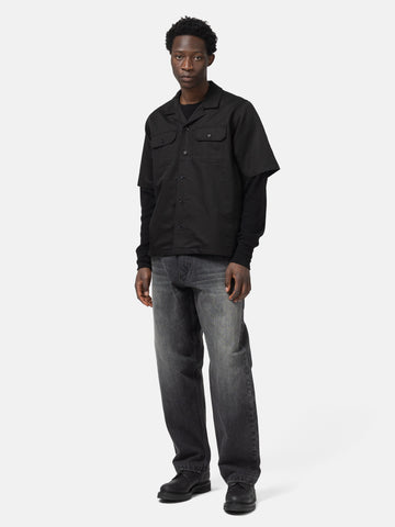 HAVEN Jasper Shirt - Cotton Linen Silk Black, Shirts