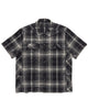 HAVEN Jasper S/S Shirt - Plaid Merino Wool Midnight, Shirts