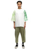 KAPITAL 18.5/-Jersey Bandanna HUGE-T(Botanical) Light Green, T-Shirts