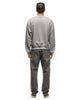 KAPITAL 30/-SWT Knit Crew SWT(NIGHT SHIFT PROFILE RAINBOWY) Grey, Sweaters