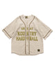KAPITAL French Linen GREAT KOUNTRY Baseball Shirt Beige, Shirts