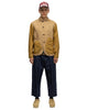 KAPITAL Linen Chino Cloth x Gabardine RINGOMAN Coverall Beige, Outerwear