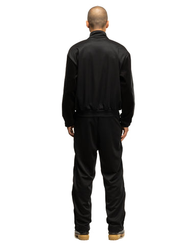 KAPITAL Smooth Jersey KOCHI & ZEPHYR Straight Pants (Front Line) Black, Bottoms