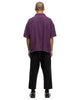 KAPITAL Soft Linen Open Collar BIG Shirt Purple, Shirts