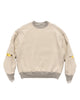 KAPITAL TOP SWT Knit Reversible Elbow-Rip SWT (CONEYBOWY) Ecru x Grey, Sweaters