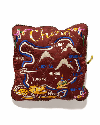 KAPITAL Velveteen KESA SHAM BOMBER JKT (Beautiful CHINA) Burgundy, Outerwear