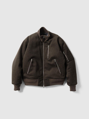 HAVEN Loft Bomber - Loro Piana Storm System® Wool Earth, Bomber Jackets
