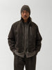 HAVEN Loft Bomber - Loro Piana Storm System® Wool Brown, Bomber Jackets