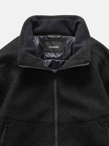 HAVEN Logan Hybrid Jacket - Loro Piana Storm System® / PrimaLoft® Charcoal, Jackets
