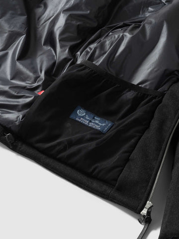 HAVEN Logan Parka - Loro Piana Storm System Wool Charcoal, Jackets