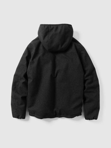HAVEN Logan Parka - Loro Piana Storm System Wool Charcoal, Jackets