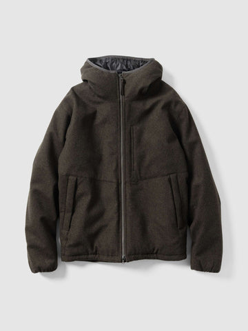 HAVEN Logan Parka - Loro Piana Storm System Wool Earth, Jackets
