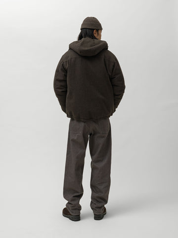 HAVEN Logan Parka - Loro Piana Storm System Wool Earth, Jackets