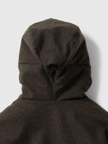 HAVEN Logan Parka - Loro Piana Storm System Wool Earth, Jackets