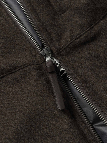 HAVEN Logan Parka - Loro Piana Storm System Wool Earth, Jackets