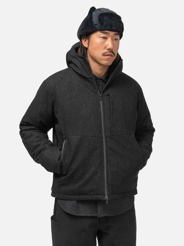 HAVEN Logan Parka - Loro Piana Storm System® / PrimaLoft® Charcoal, Down Jackets