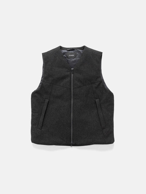 HAVEN Logan Vest - Loro Piana Storm System® / PrimaLoft® Charcoal, Vests