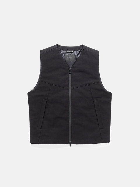HAVEN Logan Vest - Washed Cotton Canvas / GORE-TEX WINDSTOPPER® / Primaloft® Black, Vests