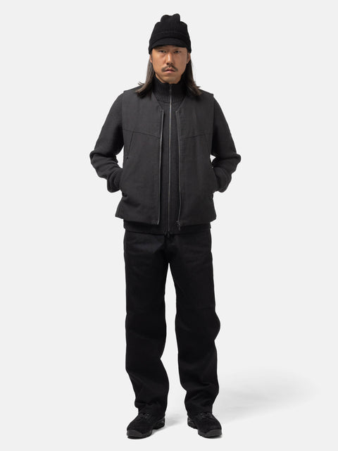 HAVEN Logan Vest - Washed Cotton Canvas / GORE-TEX WINDSTOPPER® / Primaloft® Black, Vests