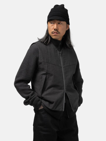HAVEN Logan Vest - Washed Cotton Canvas / GORE-TEX WINDSTOPPER® / Primaloft® Black, Vests