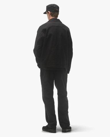 HAVEN Logger Overshirt - Washed Cotton Canvas Black, Shirts