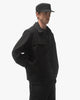 HAVEN Logger Overshirt - Washed Cotton Canvas Black, Shirts