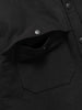 HAVEN Logger Overshirt - Washed Cotton Canvas Black, Shirts