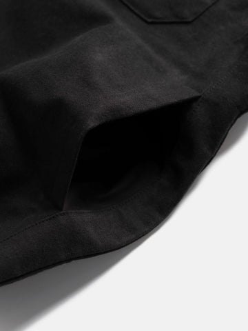 HAVEN Logger Overshirt - Washed Cotton Canvas Black, Shirts