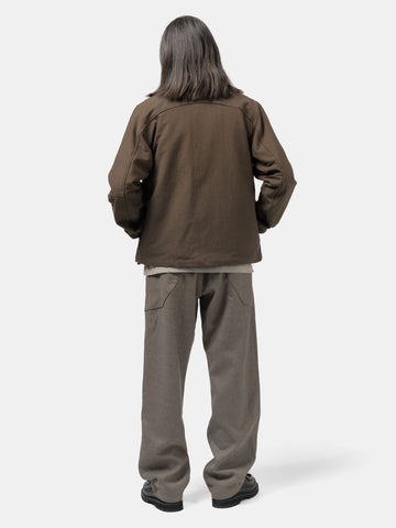 HAVEN Logger Overshirt - Washed Cotton Canvas Earth, Shirts