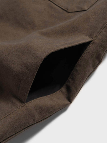 HAVEN Logger Overshirt - Washed Cotton Canvas Earth, Shirts